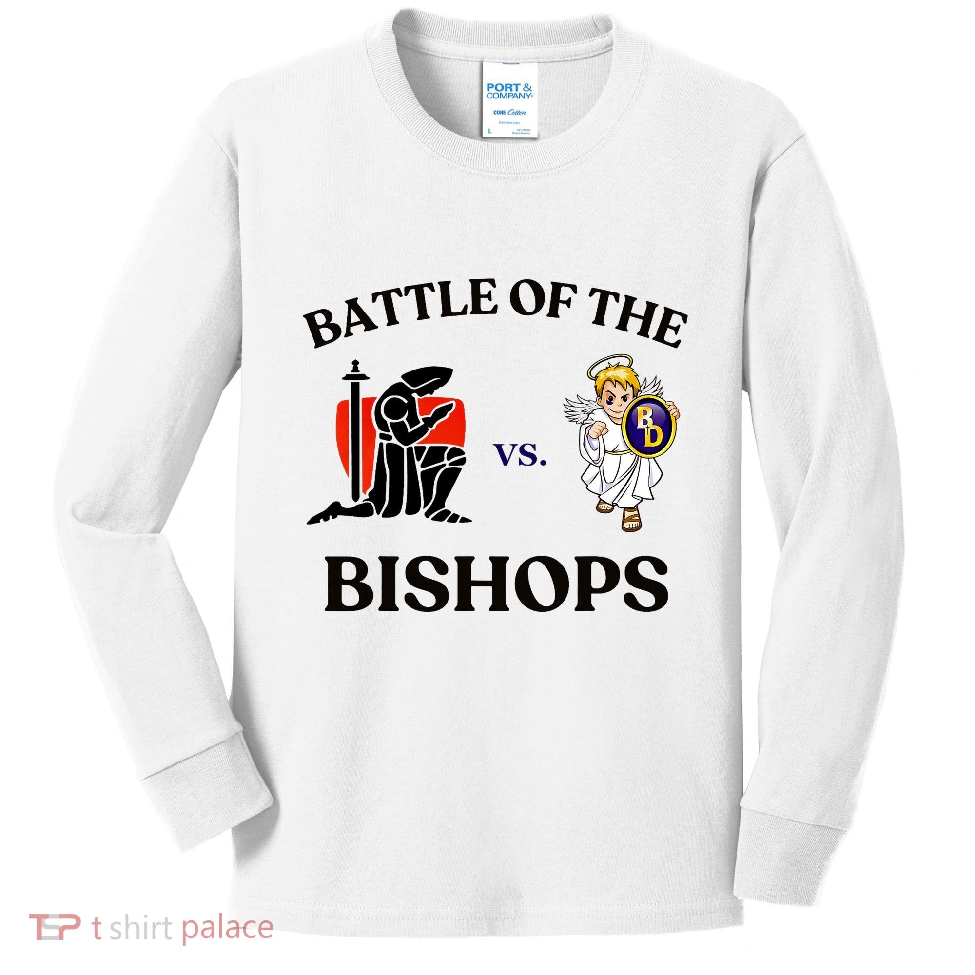 Battle Of The Bishops Kids Long Sleeve Shirt