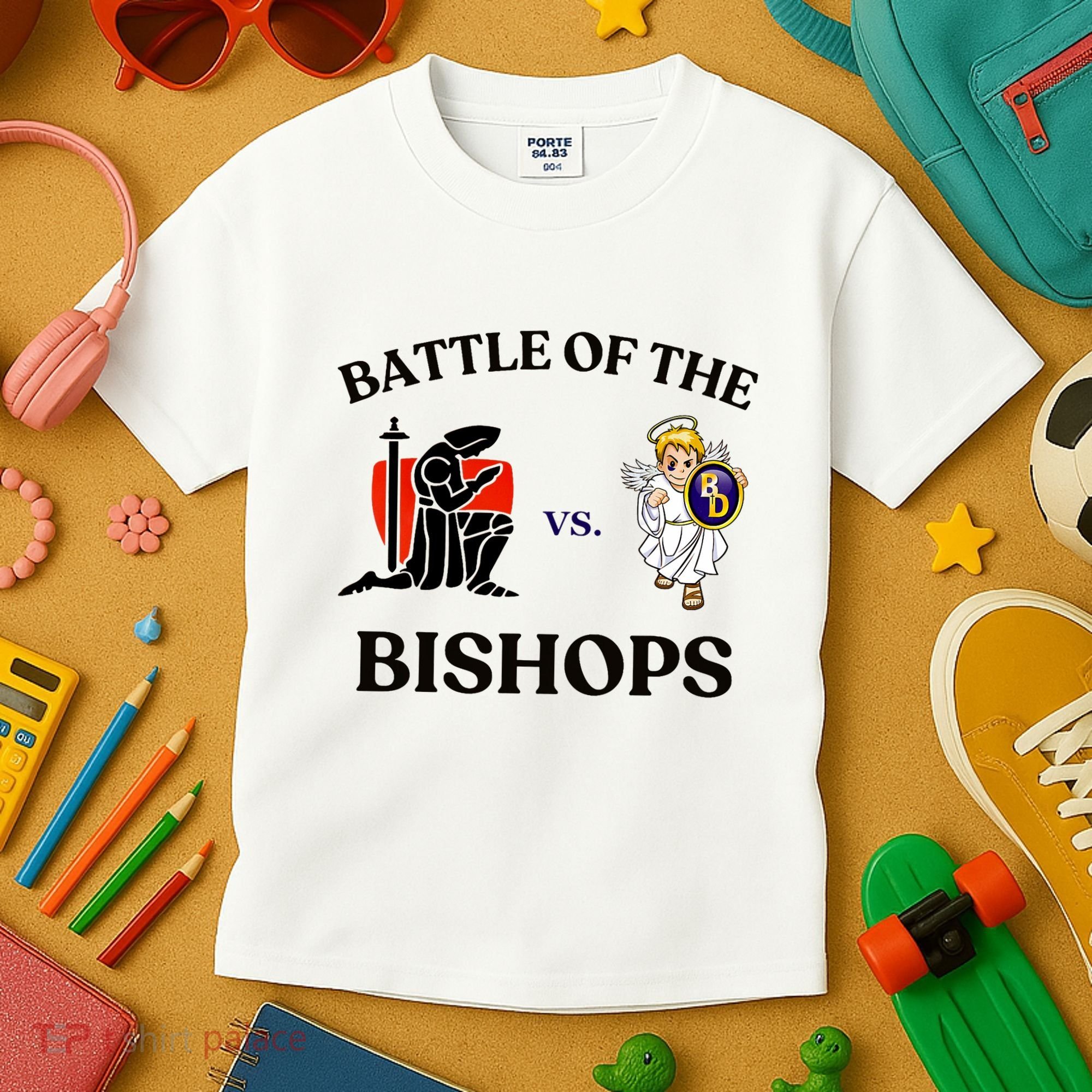 Battle Of The Bishops Kids T-Shirt