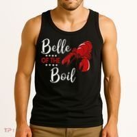 Belle Of The Boil Crayfish Lobster Seafood Party Tank Top thumb 3