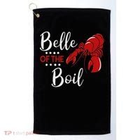 Belle Of The Boil Crayfish Lobster Seafood Party Golf Towel thumb 0