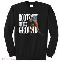 Boots On The Ground  Cowgirl Melanin  Sweatshirt thumb 0