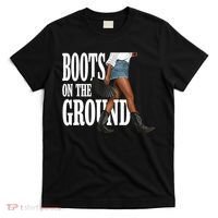 Boots On The Ground  Cowgirl Melanin  T-Shirt thumb 0