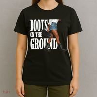 Boots On The Ground  Cowgirl Melanin  T-Shirt thumb 4