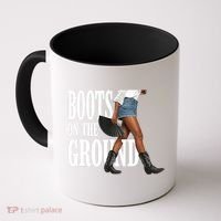 Boots On The Ground  Cowgirl Melanin  Coffee Mug thumb 0