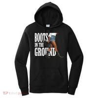 Boots On The Ground  Cowgirl Melanin  Women's Hoodie thumb 0