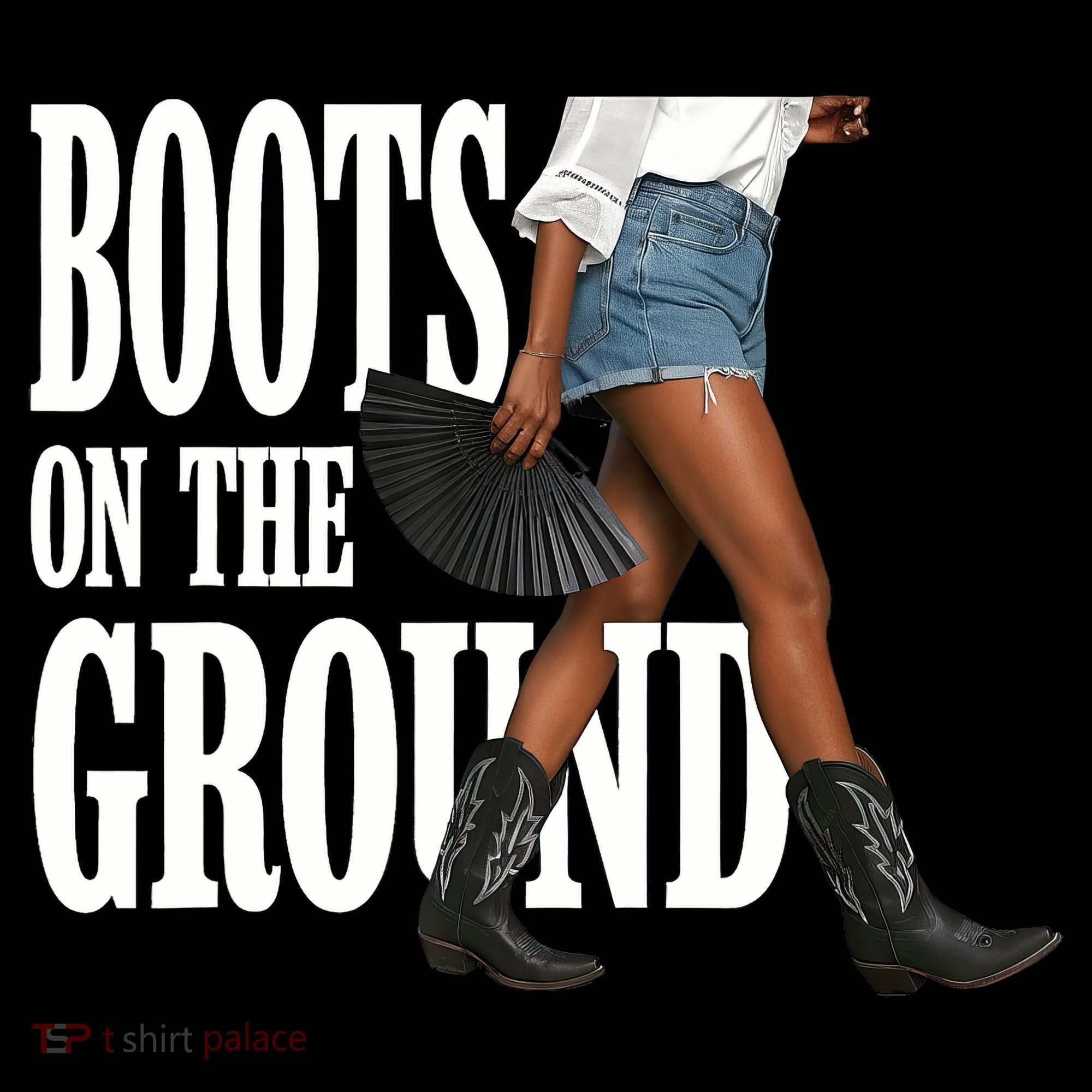 Boots On The Ground  Cowgirl Melanin  Women's Hoodie
