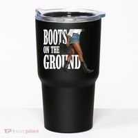Boots On The Ground  Cowgirl Melanin  Tumbler thumb 0