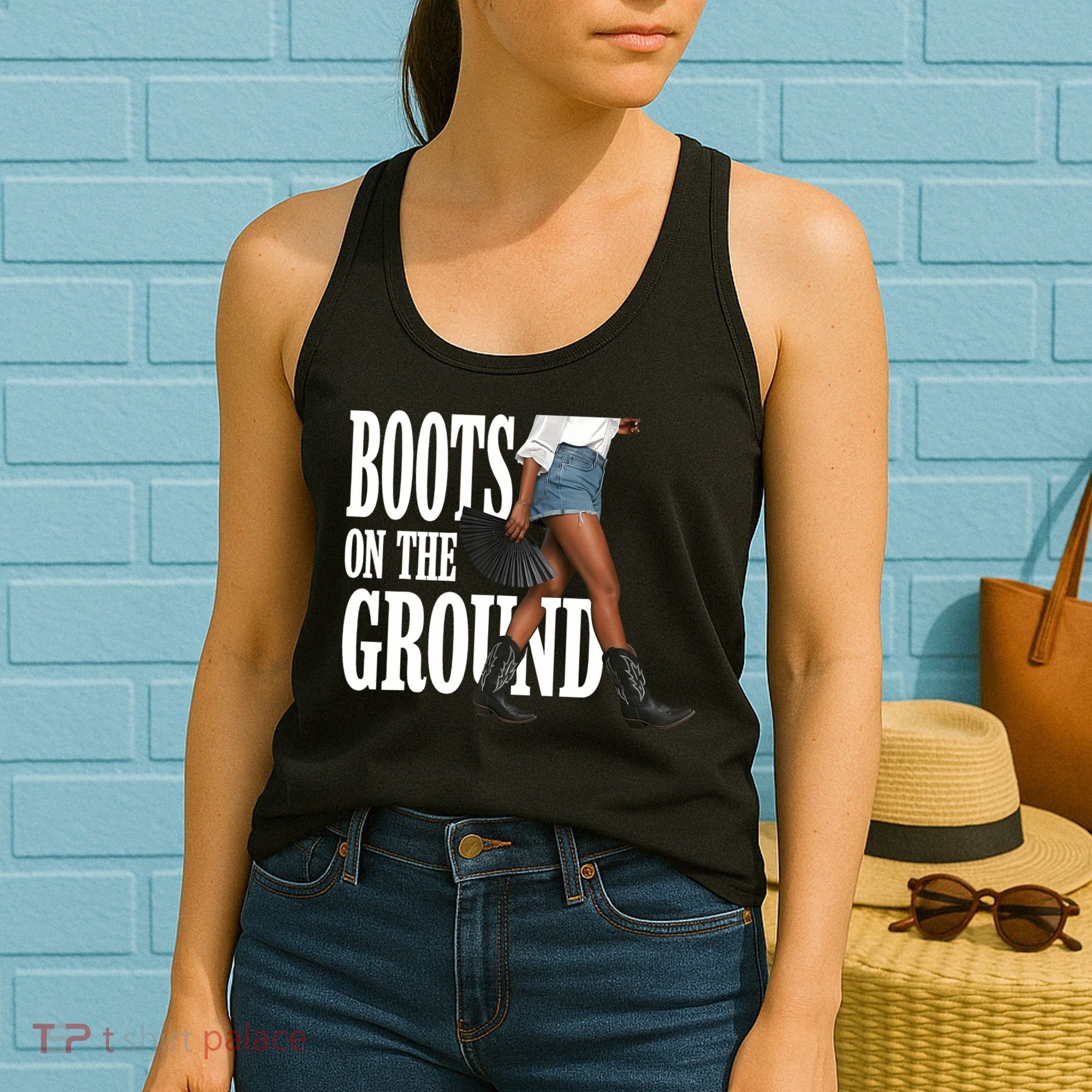 Boots On The Ground  Cowgirl Melanin  Women's Tank Top