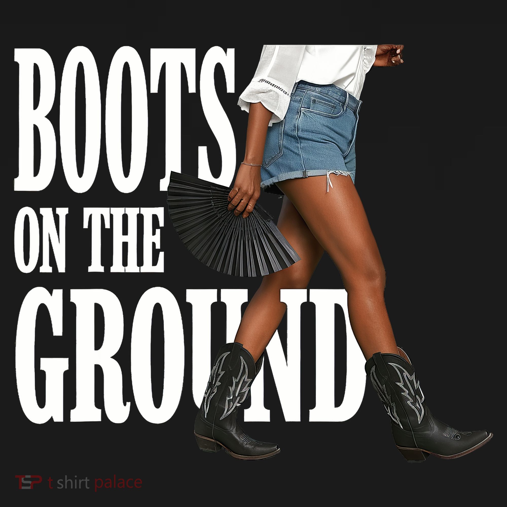 Boots On The Ground  Cowgirl Melanin  Women's Tank Top