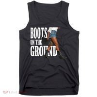 Boots On The Ground  Cowgirl Melanin  Tank Top thumb 0