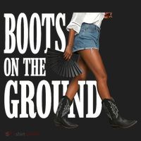 Boots On The Ground  Cowgirl Melanin  Golf Towel thumb 3