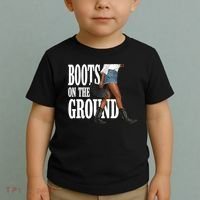 Boots On The Ground  Cowgirl Melanin  Toddler T-Shirt thumb 2