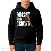 Boots On The Ground  Cowgirl Melanin  Kids Hoodie thumb 4
