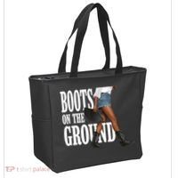 Boots On The Ground  Cowgirl Melanin  Tote Bag thumb 2