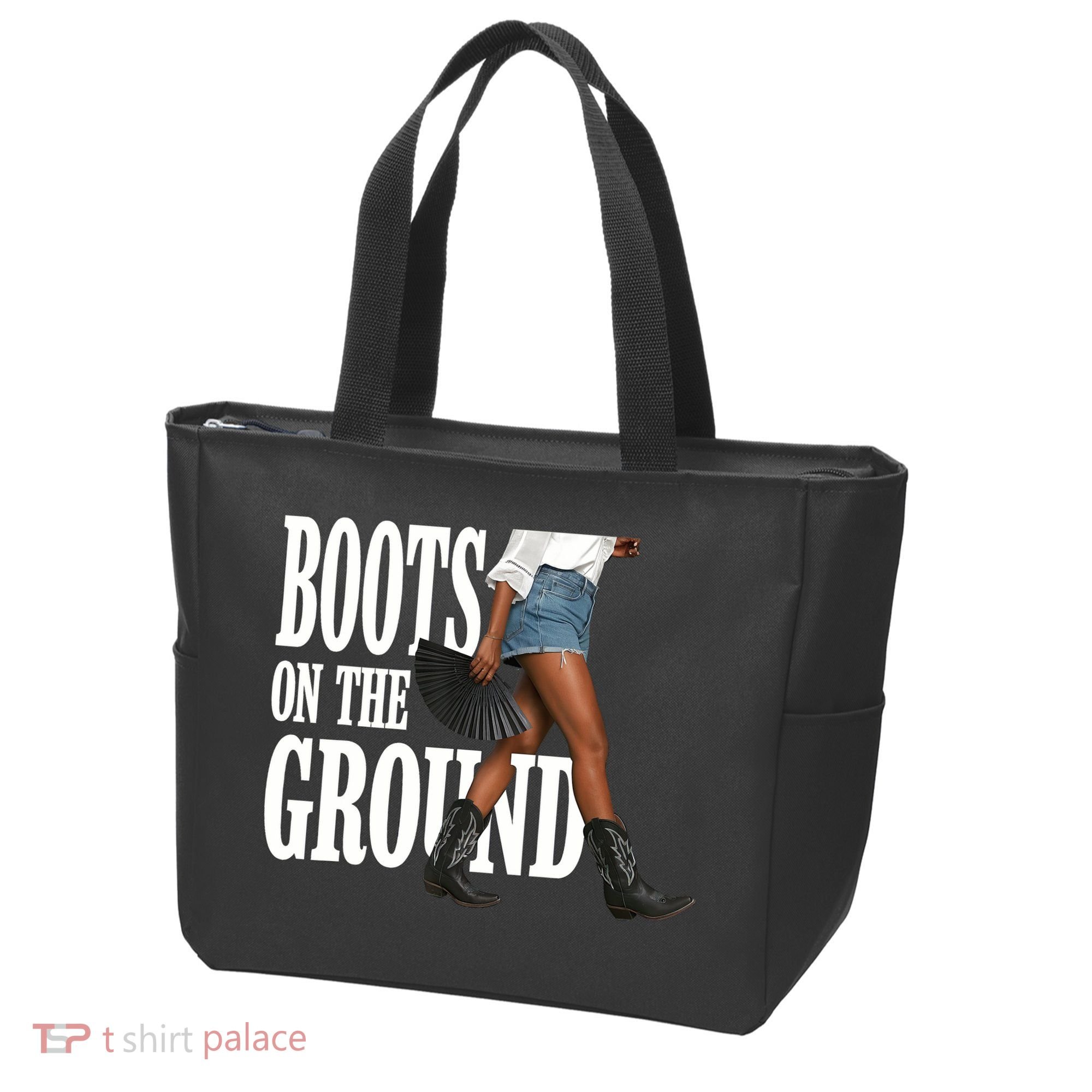 Boots On The Ground  Cowgirl Melanin  Tote Bag