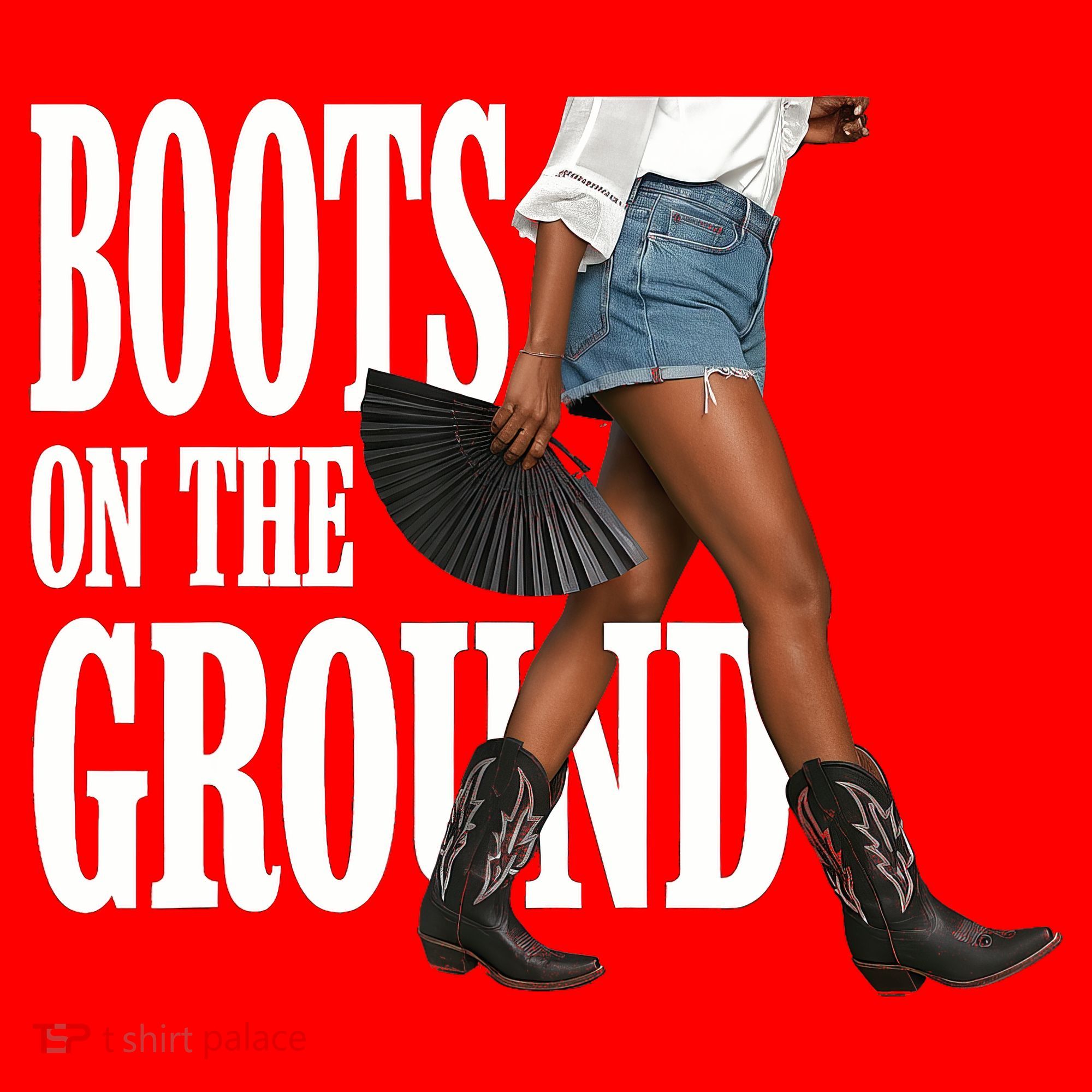 Boots On The Ground  Cowgirl Melanin  Santa Hat