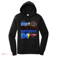 Brother Of The Birthday Boy Hedgehog Family Party Women's Hoodie thumb 0