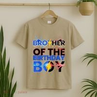 Brother Of The Birthday Boy Hedgehog Family Party T-Shirt thumb 2