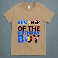 Brother Of The Birthday Boy Hedgehog Family Party T-Shirt thumb 5