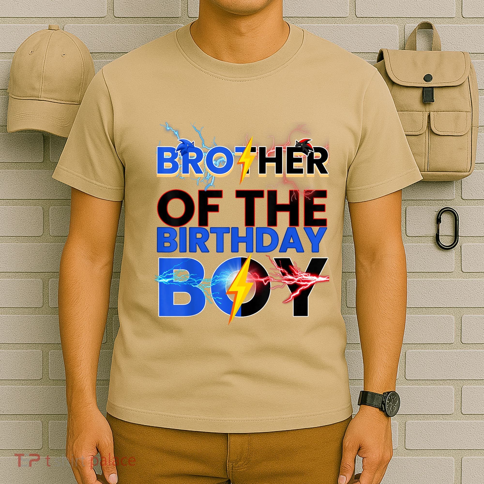 Brother Of The Birthday Boy Hedgehog Family Party T-Shirt