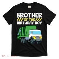 Brother Of The Birthday Garbage Truck Birthday Party T-Shirt thumb 0