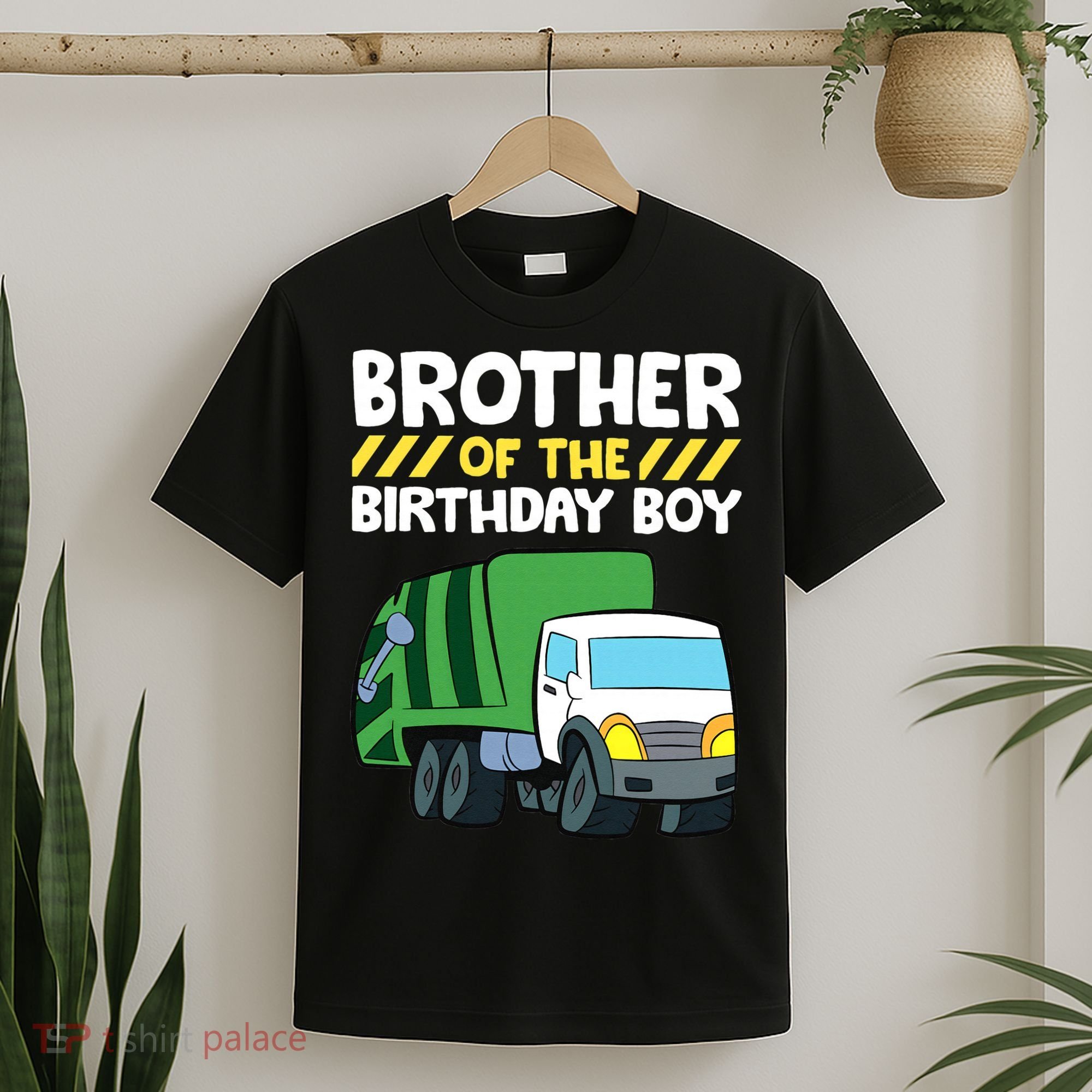 Brother Of The Birthday Garbage Truck Birthday Party T-Shirt