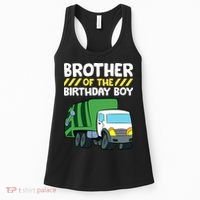 Brother Of The Birthday Garbage Truck Birthday Party Women's Tank Top thumb 0