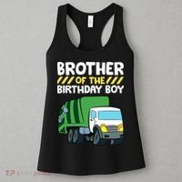 Brother Of The Birthday Garbage Truck Birthday Party Women's Tank Top thumb 3
