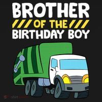 Brother Of The Birthday Garbage Truck Birthday Party Women's Tank Top thumb 5