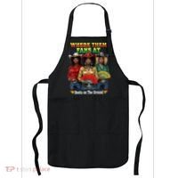 Boots On The Ground Juneteenth Cowgirl Where Them Fans At  Apron thumb 0
