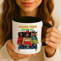 Boots On The Ground Juneteenth Cowgirl Where Them Fans At  Coffee Mug thumb 3