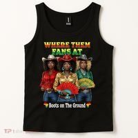 Boots On The Ground Juneteenth Cowgirl Where Them Fans At  Tank Top thumb 2