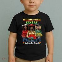 Boots On The Ground Juneteenth Cowgirl Where Them Fans At  Toddler T-Shirt thumb 2