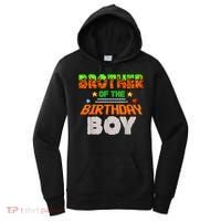 Brother Of The Birthday Boy Video Gamer Pixel Number Women's Hoodie thumb 0