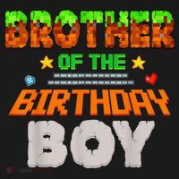 Brother Of The Birthday Boy Video Gamer Pixel Number Women's Tank Top thumb 5