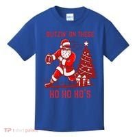 Blitzing On These Ho Ho Ho's Funny Santa Football Christmas  Kids T-Shirt thumb 0