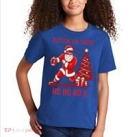 Blitzing On These Ho Ho Ho's Funny Santa Football Christmas  Kids T-Shirt thumb 2
