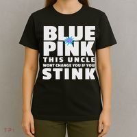 Blue Or This Uncle Wont Change You If You Stink T-Shirt thumb 4