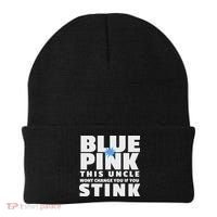 Blue Or This Uncle Wont Change You If You Stink Beanie thumb 0