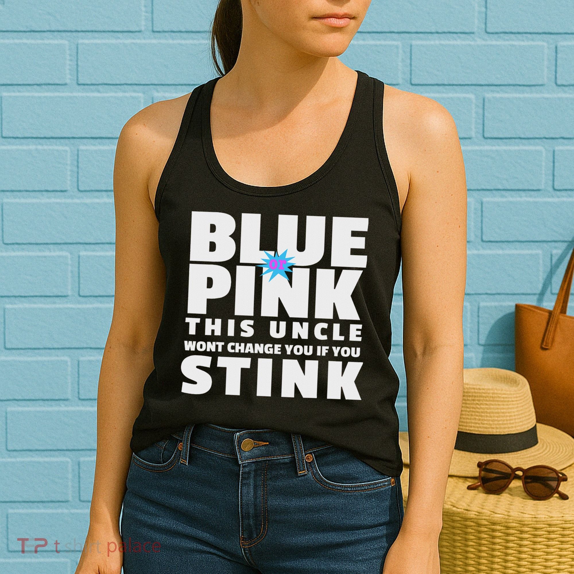 Blue Or This Uncle Wont Change You If You Stink Women's Tank Top