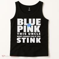 Blue Or This Uncle Wont Change You If You Stink Tank Top thumb 2