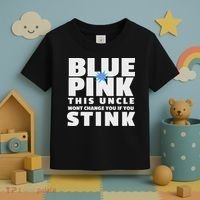 Blue Or This Uncle Wont Change You If You Stink Toddler T-Shirt thumb 3