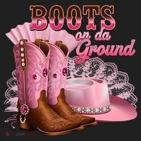 Boots On The Ground, Cowgirl Linedance, Boot Cowboy Western Women's Sweatshirt thumb 2