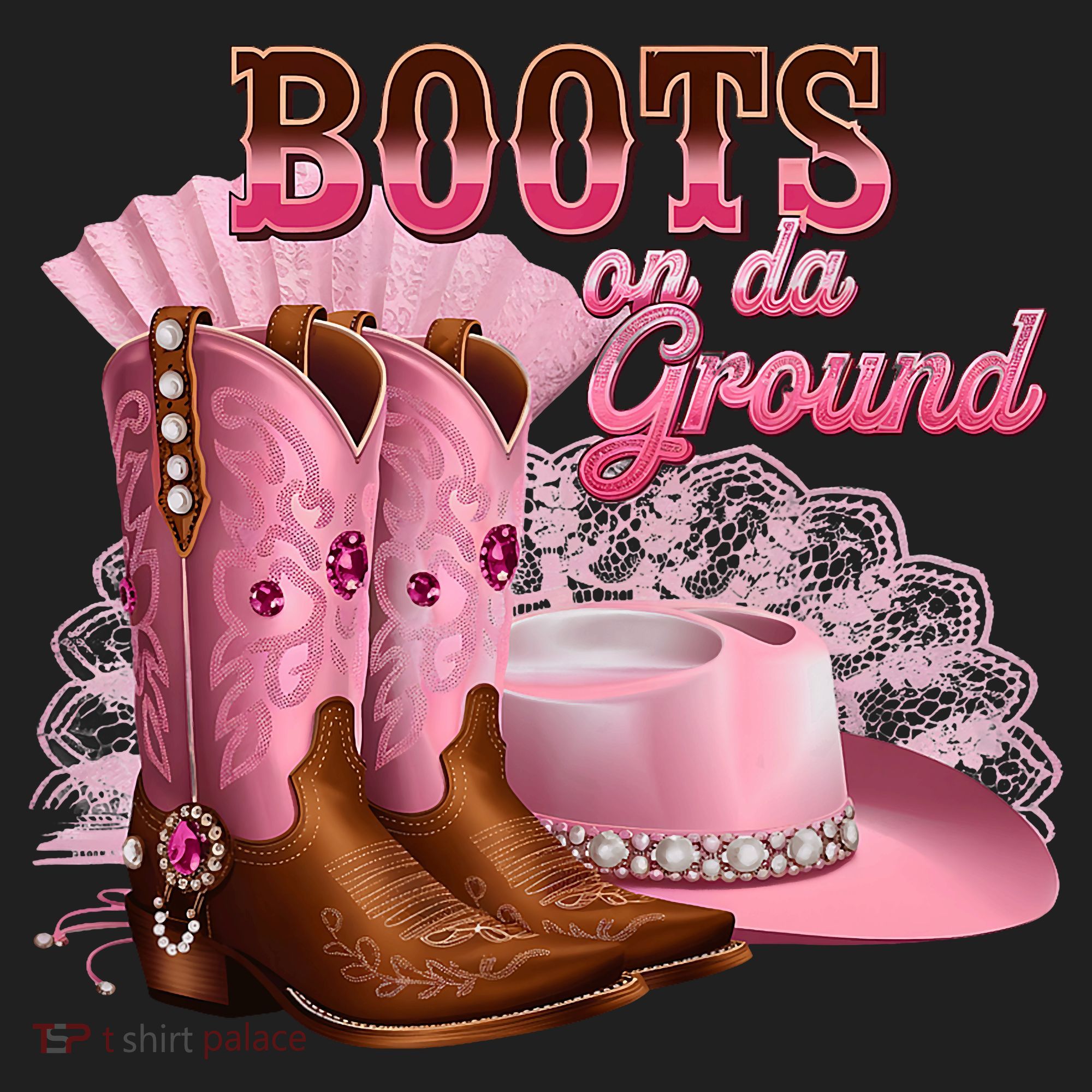 Boots On The Ground, Cowgirl Linedance, Boot Cowboy Western Women's Sweatshirt