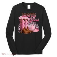 Boots On The Ground, Cowgirl Linedance, Boot Cowboy Western Long Sleeve Shirt thumb 0