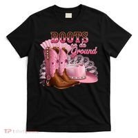 Boots On The Ground, Cowgirl Linedance, Boot Cowboy Western T-Shirt thumb 0