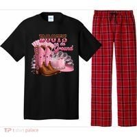 Boots On The Ground, Cowgirl Linedance, Boot Cowboy Western Pajama Set thumb 0
