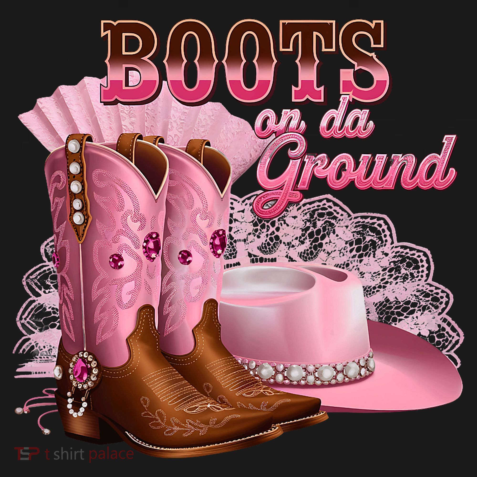 Boots On The Ground, Cowgirl Linedance, Boot Cowboy Western Women's Hoodie