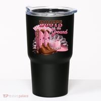 Boots On The Ground, Cowgirl Linedance, Boot Cowboy Western Tumbler thumb 0