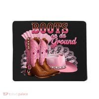Boots On The Ground, Cowgirl Linedance, Boot Cowboy Western Mousepad thumb 0